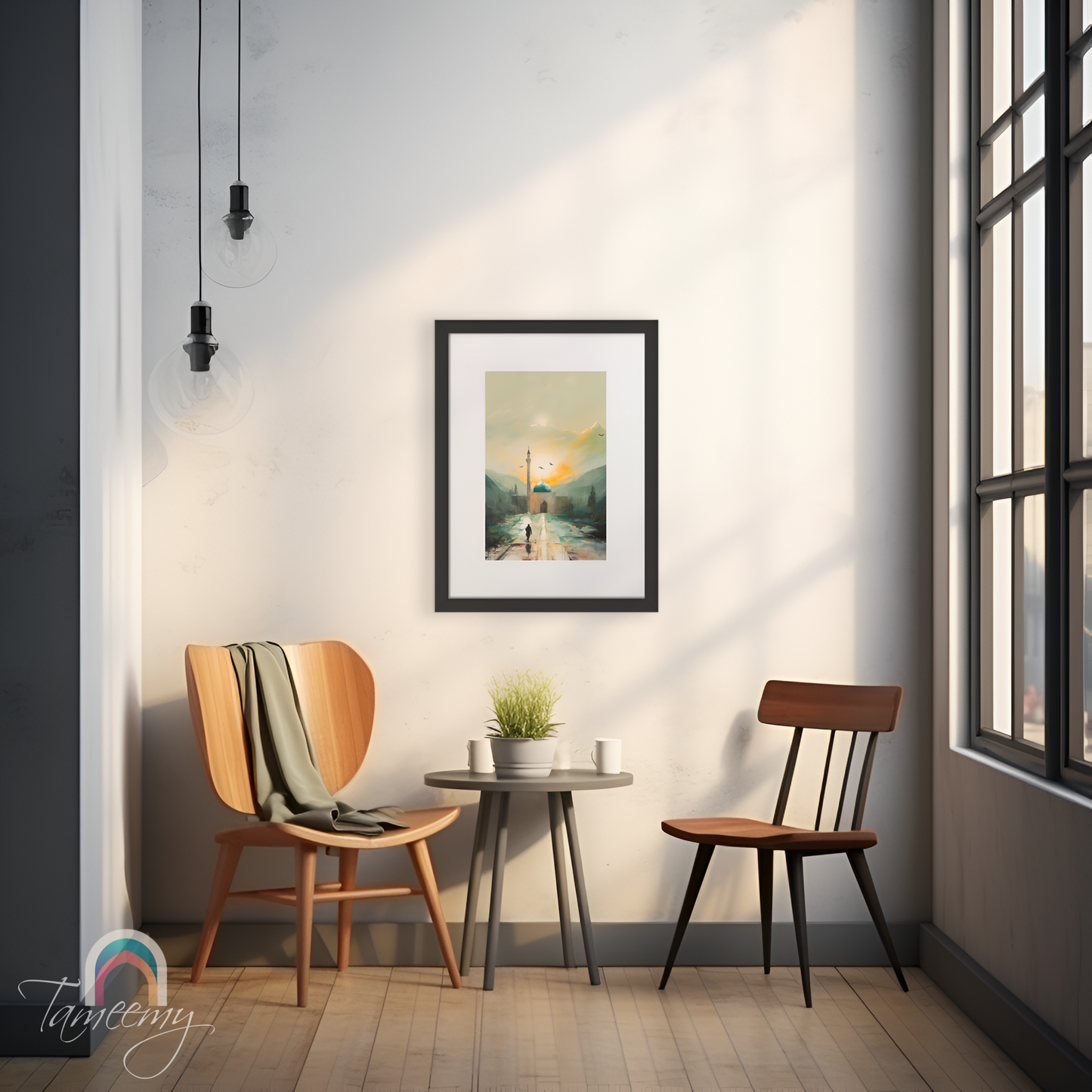 Dawn Walk 1 | Matte Framed Print