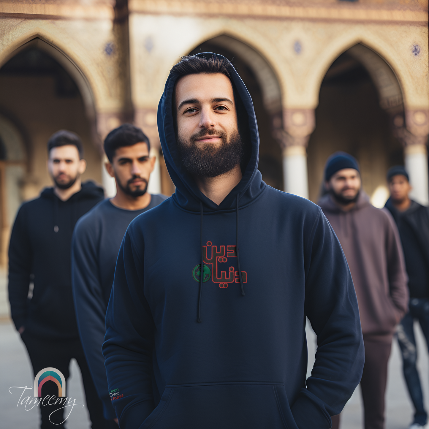 Deen Over Dunya | Premium Embroidered Hoodie