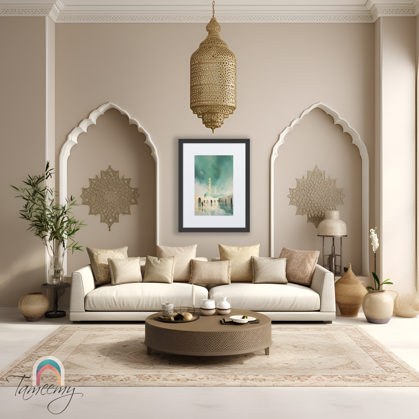 Dusk Masjid Nabawi | Matte Framed Print