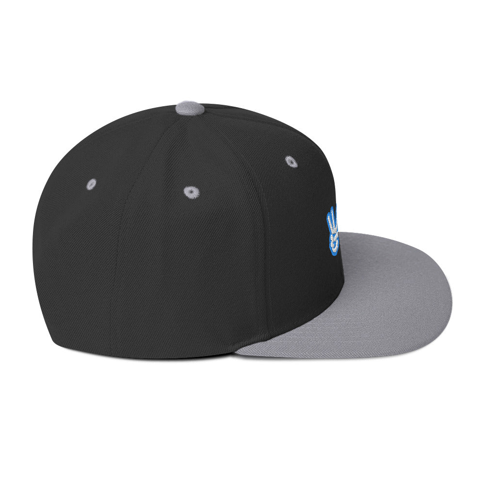 Salaam! | Snapback Hat with Embroidered Emblem Teal