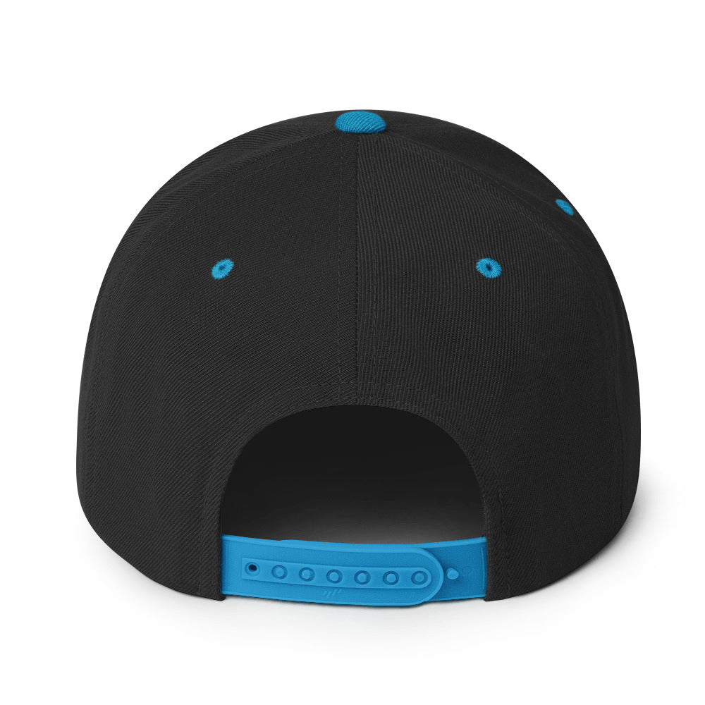 Salaam! | Snapback Hat with Embroidered Emblem Teal