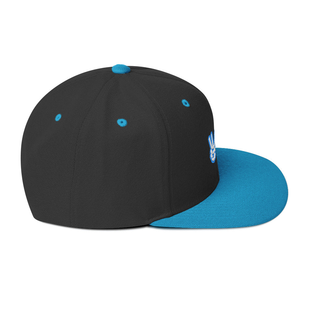 Salaam! | Snapback Hat with Embroidered Emblem Teal
