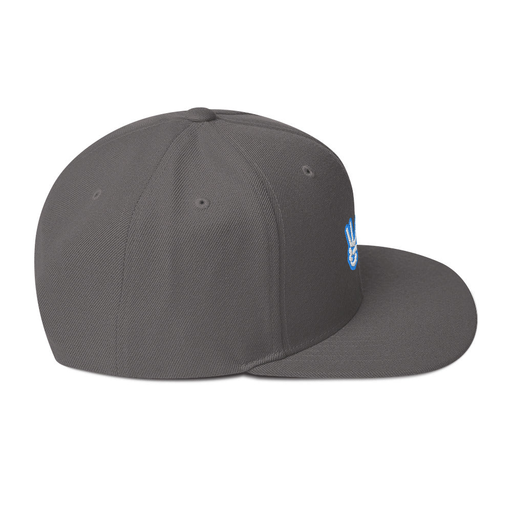 Salaam! | Snapback Hat with Embroidered Emblem Teal