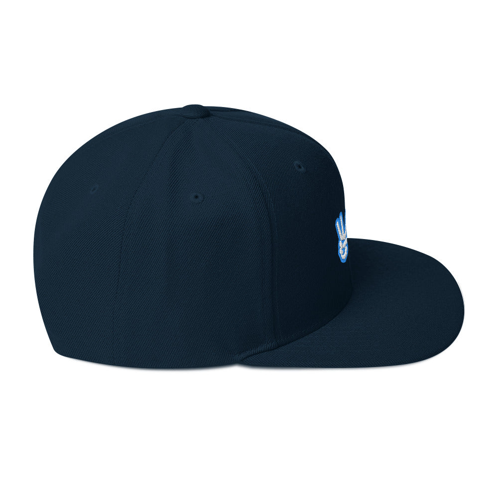 Salaam! | Snapback Hat with Embroidered Emblem Teal