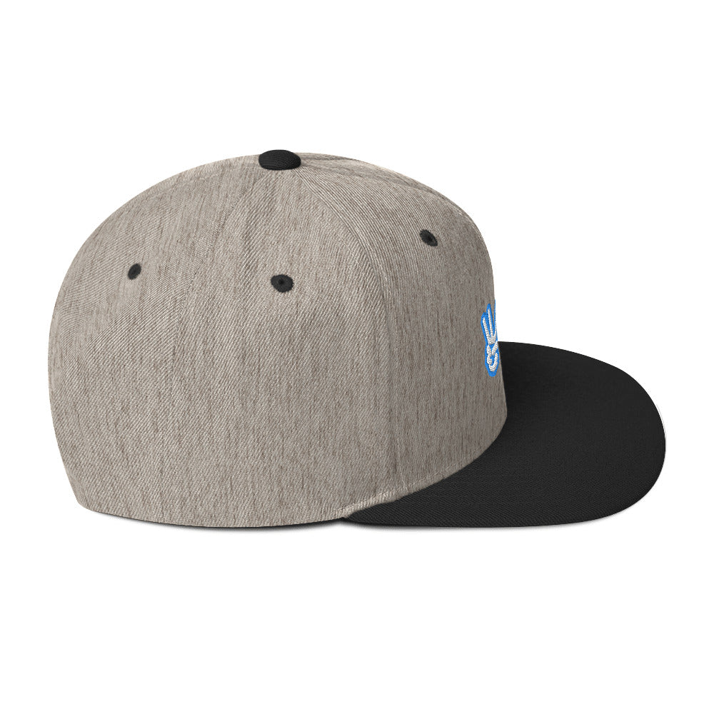 Salaam! | Snapback Hat with Embroidered Emblem Teal