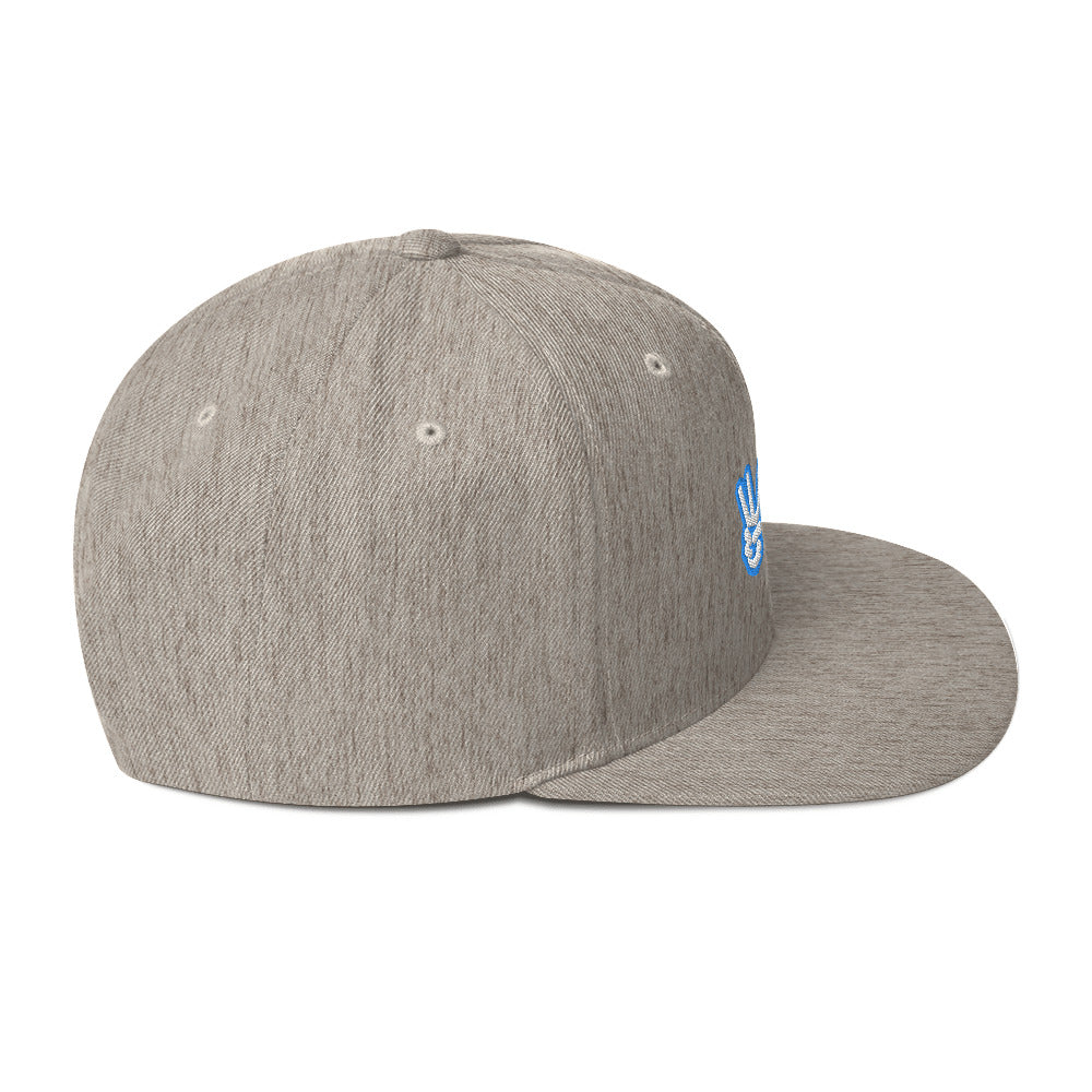 Salaam! | Snapback Hat with Embroidered Emblem Teal