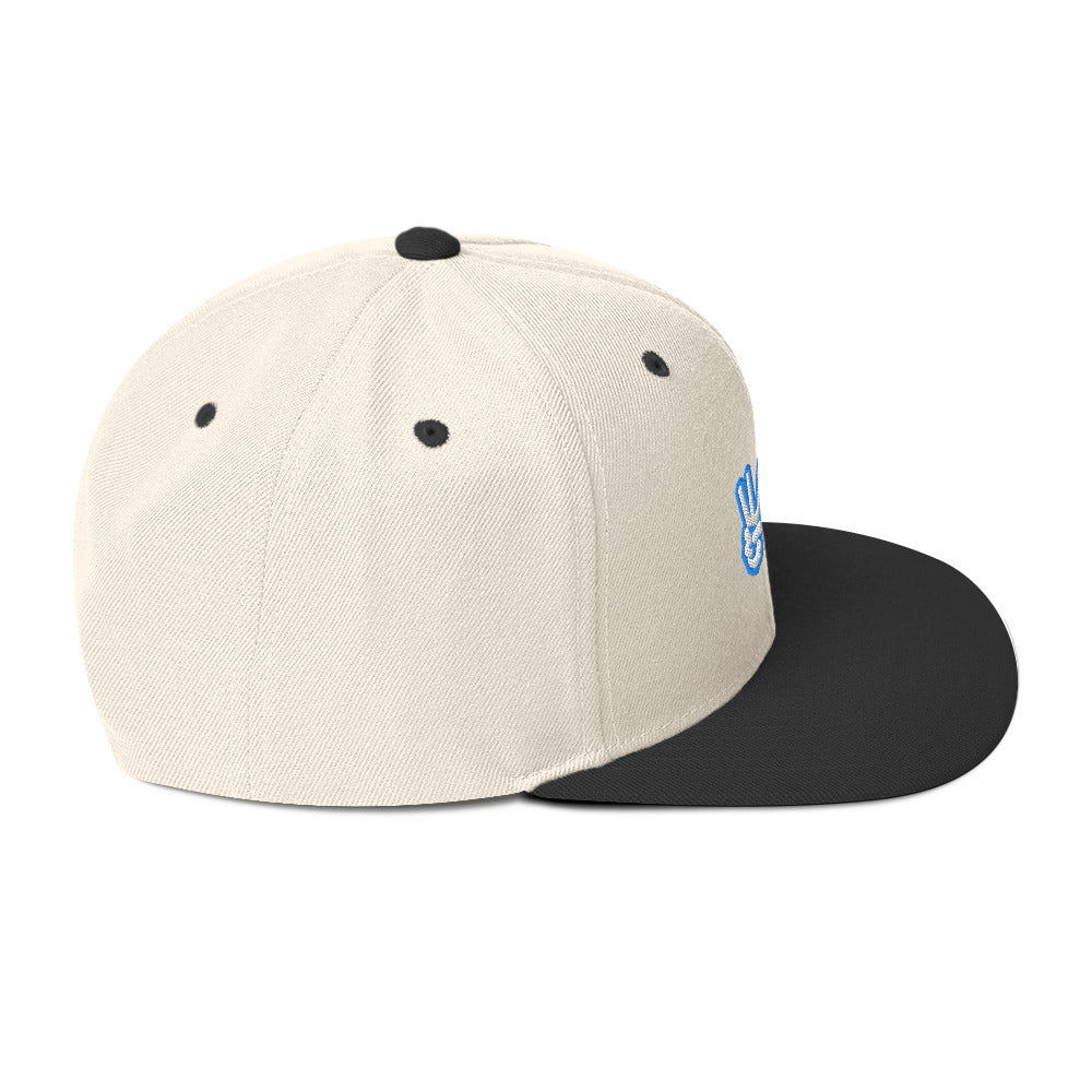 Salaam! | Snapback Hat with Embroidered Emblem Teal