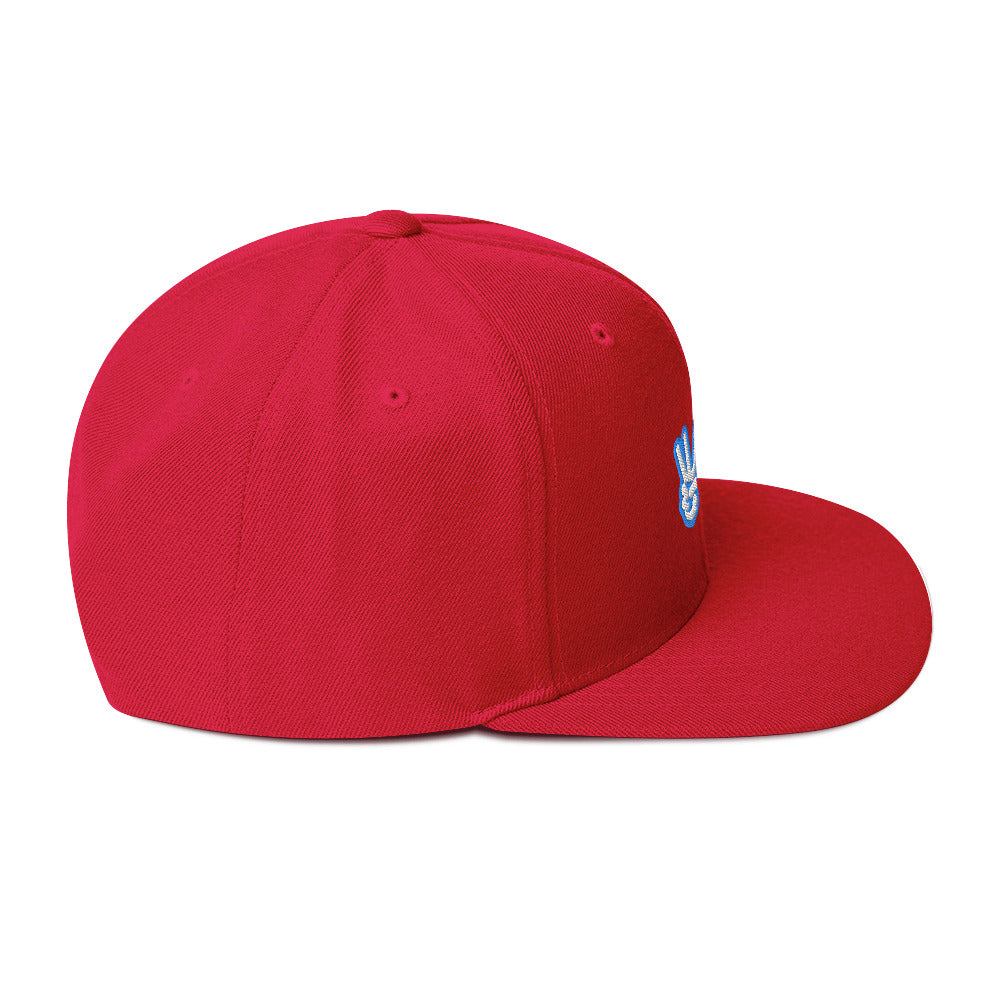 Salaam! | Snapback Hat with Embroidered Emblem Teal
