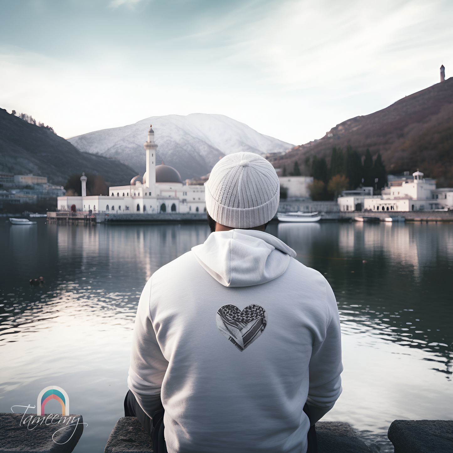 Kufiyah Heart | Hoodie