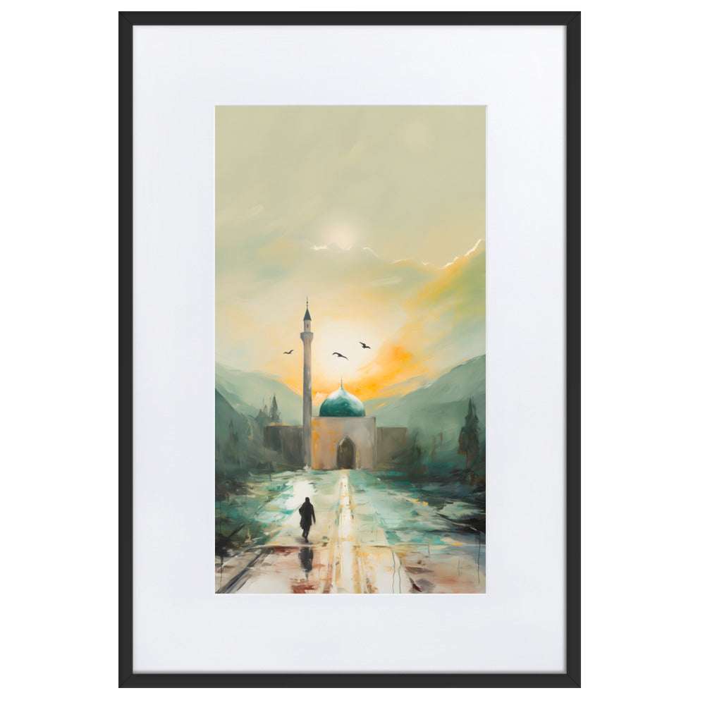 Dawn Walk 1 | Matte Framed Print