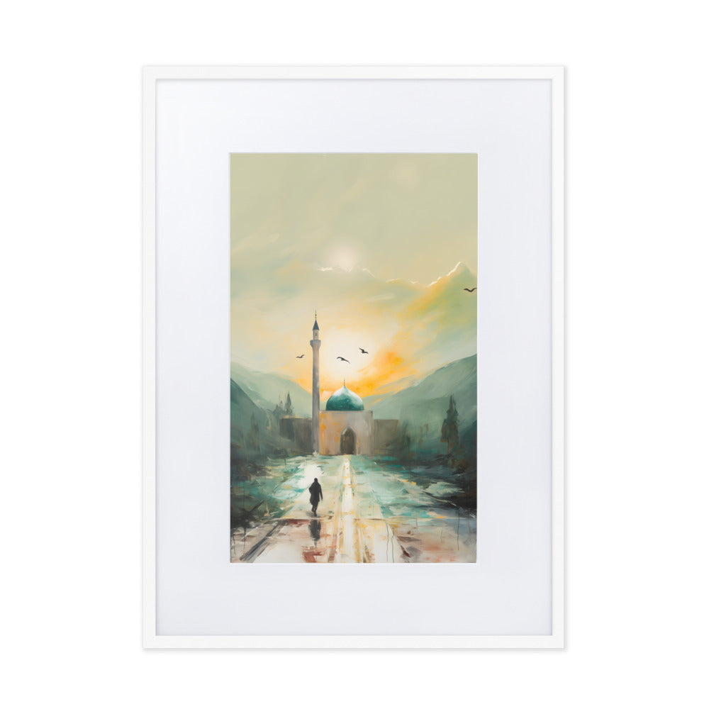 Dawn Walk 1 | Matte Framed Print