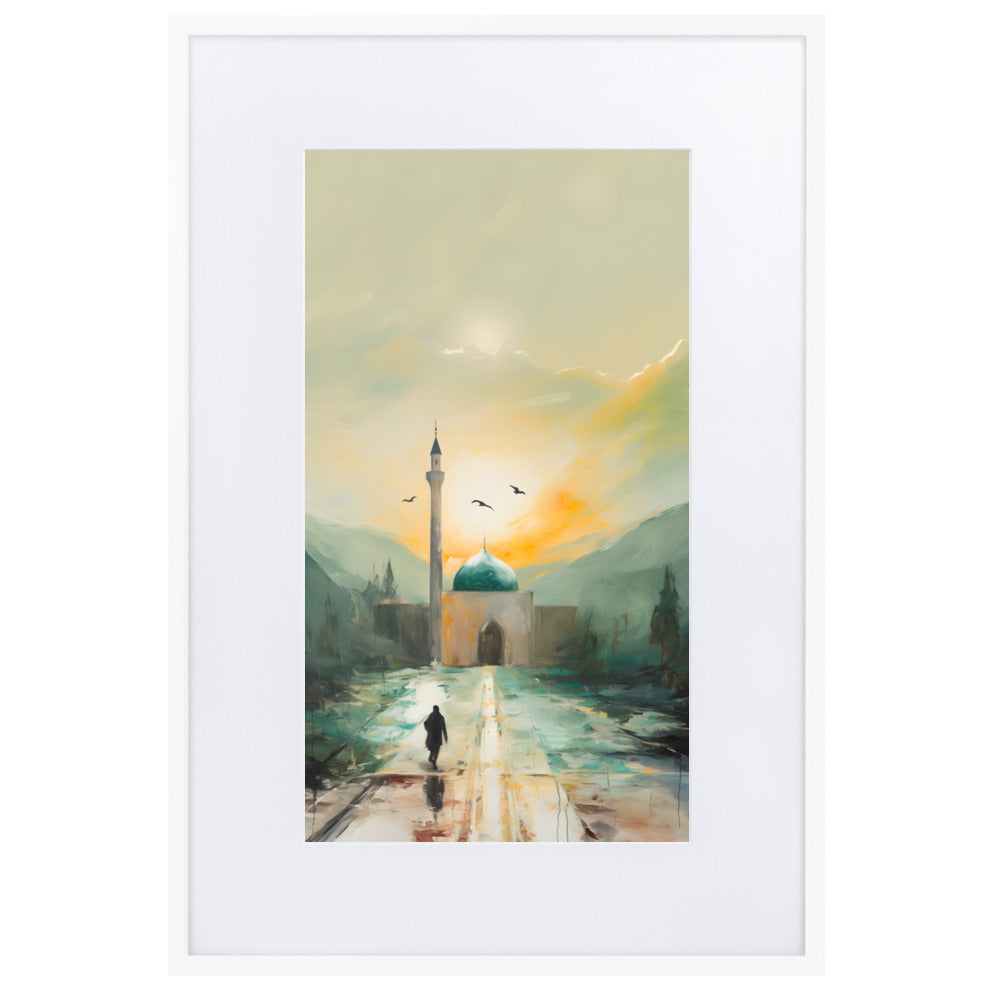 Dawn Walk 1 | Matte Framed Print