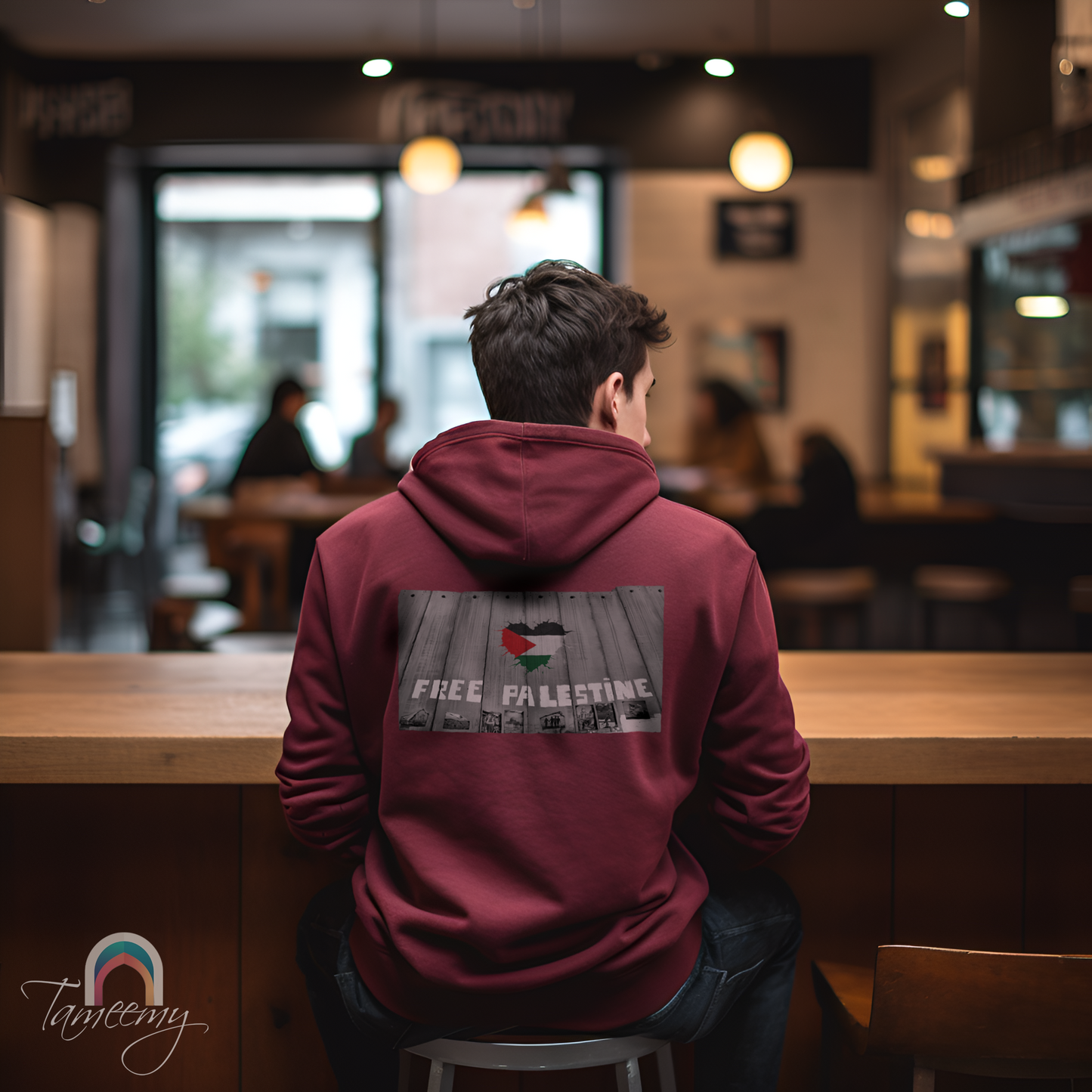 Free Palestine Wall | Premium Hoodie