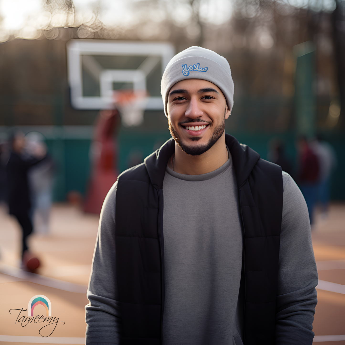 Salaam! | Embroidered Beanie Teal