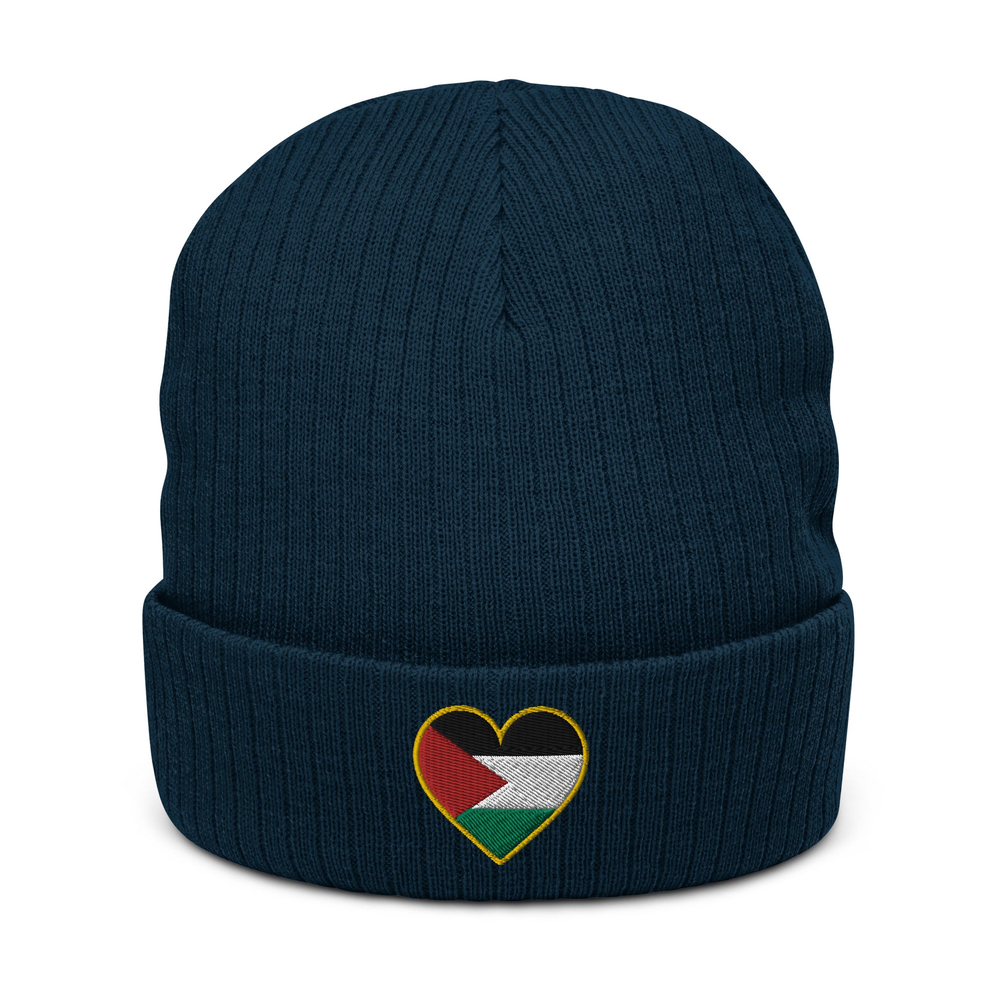 KMOLY Womens Knitted Hat with Visor Brim Winter Palestine