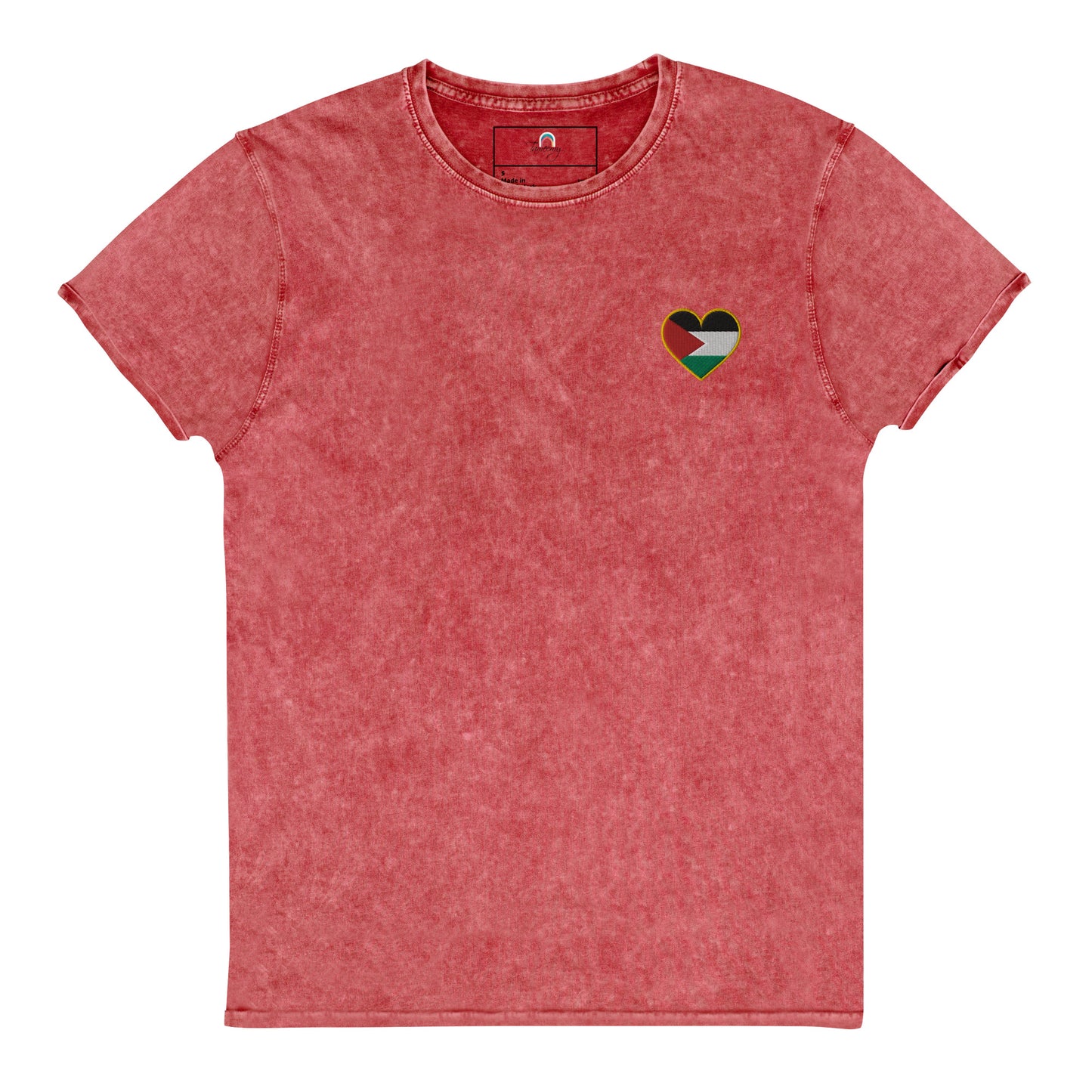 Love Palestine | Denim T-Shirt