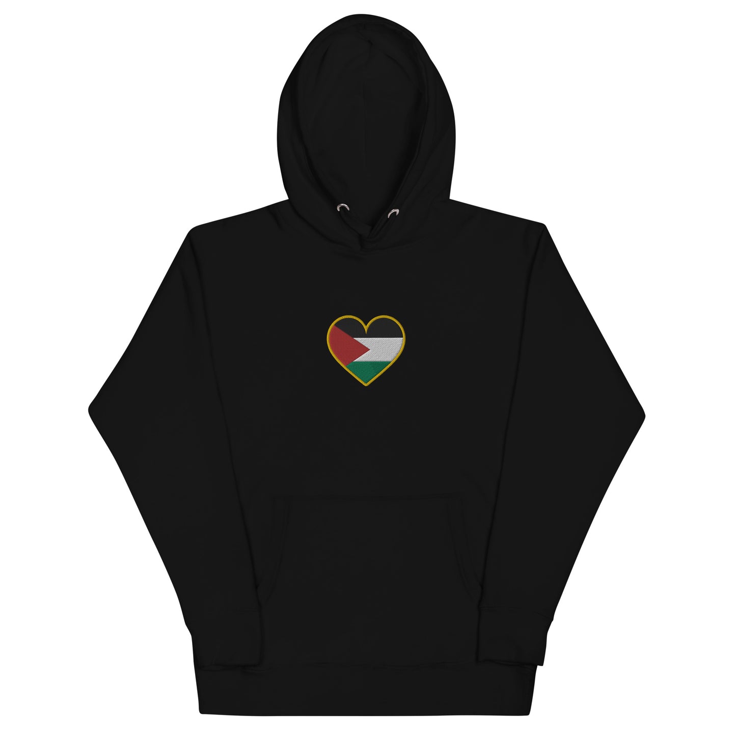 Love Palestine | Premium Embroidered Hoodie