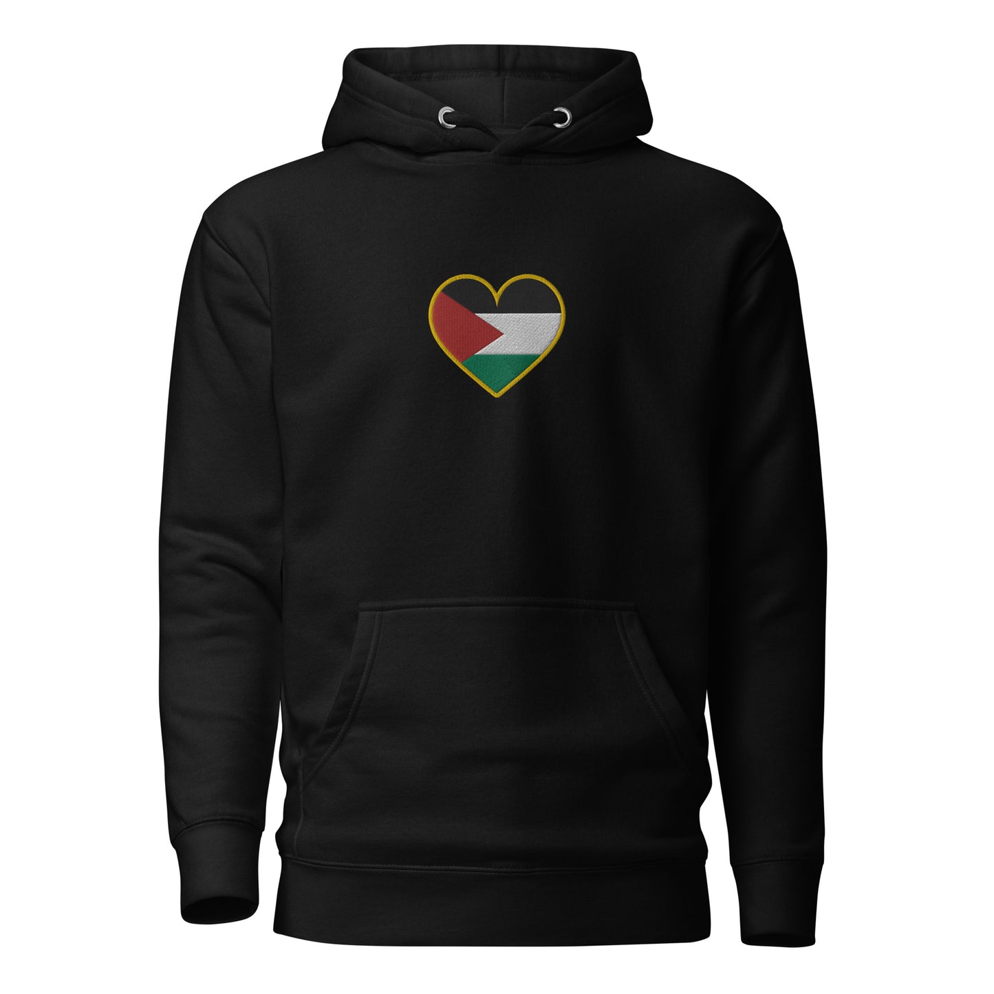 Love Palestine | Premium Embroidered Hoodie
