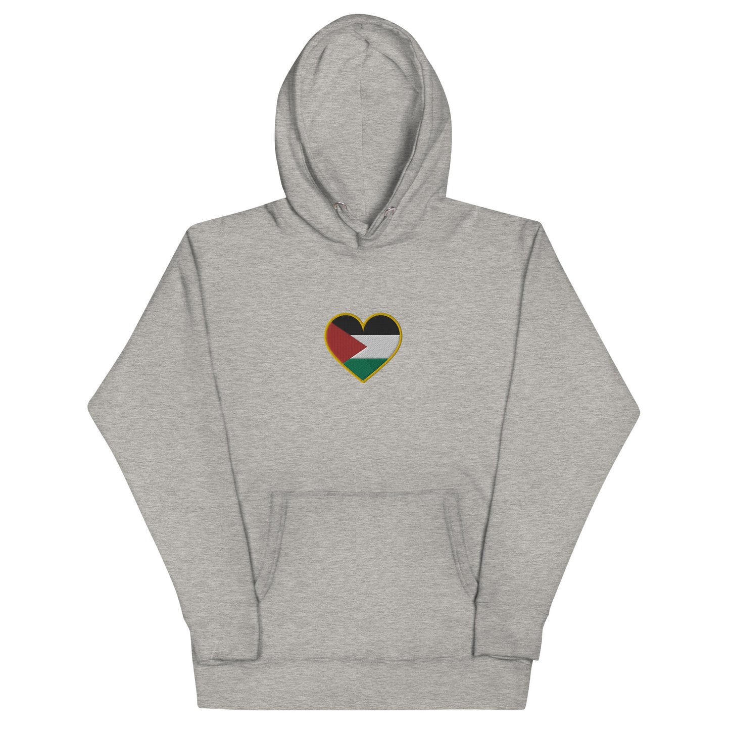 Love Palestine | Premium Embroidered Hoodie
