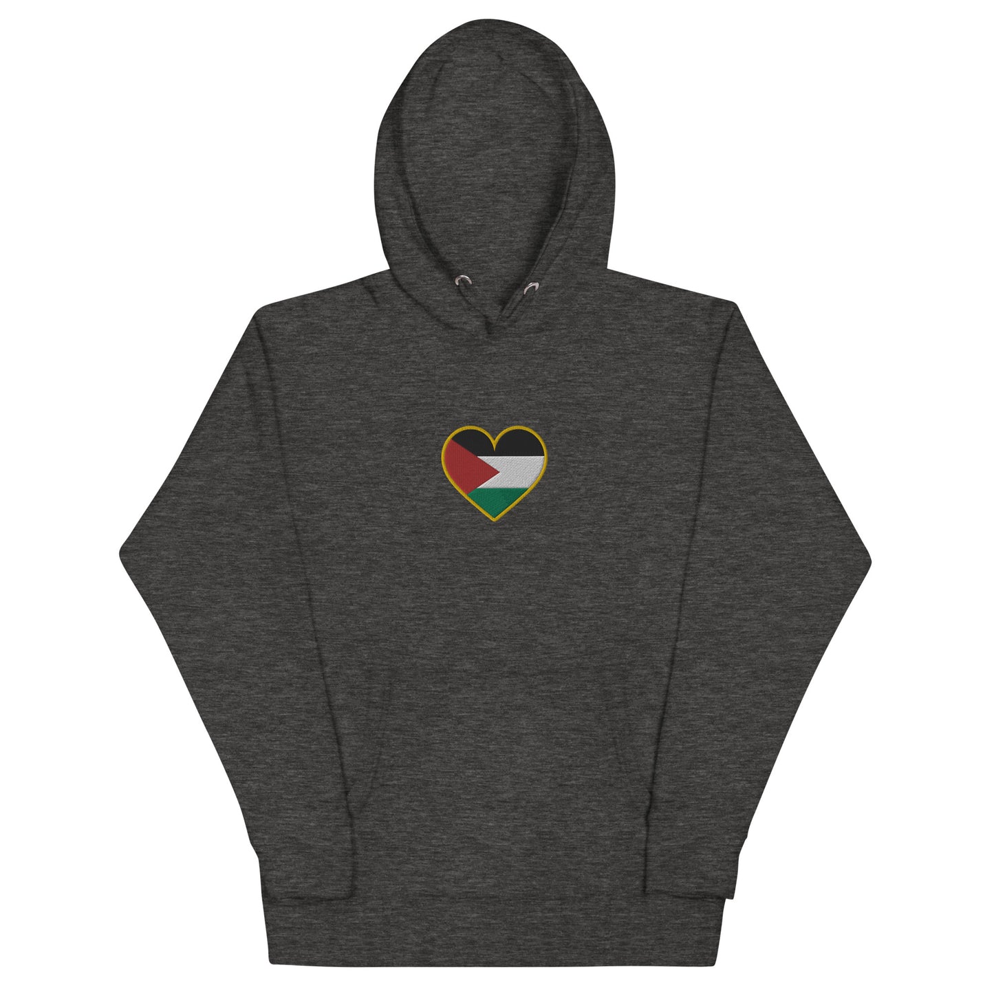 Love Palestine | Premium Embroidered Hoodie