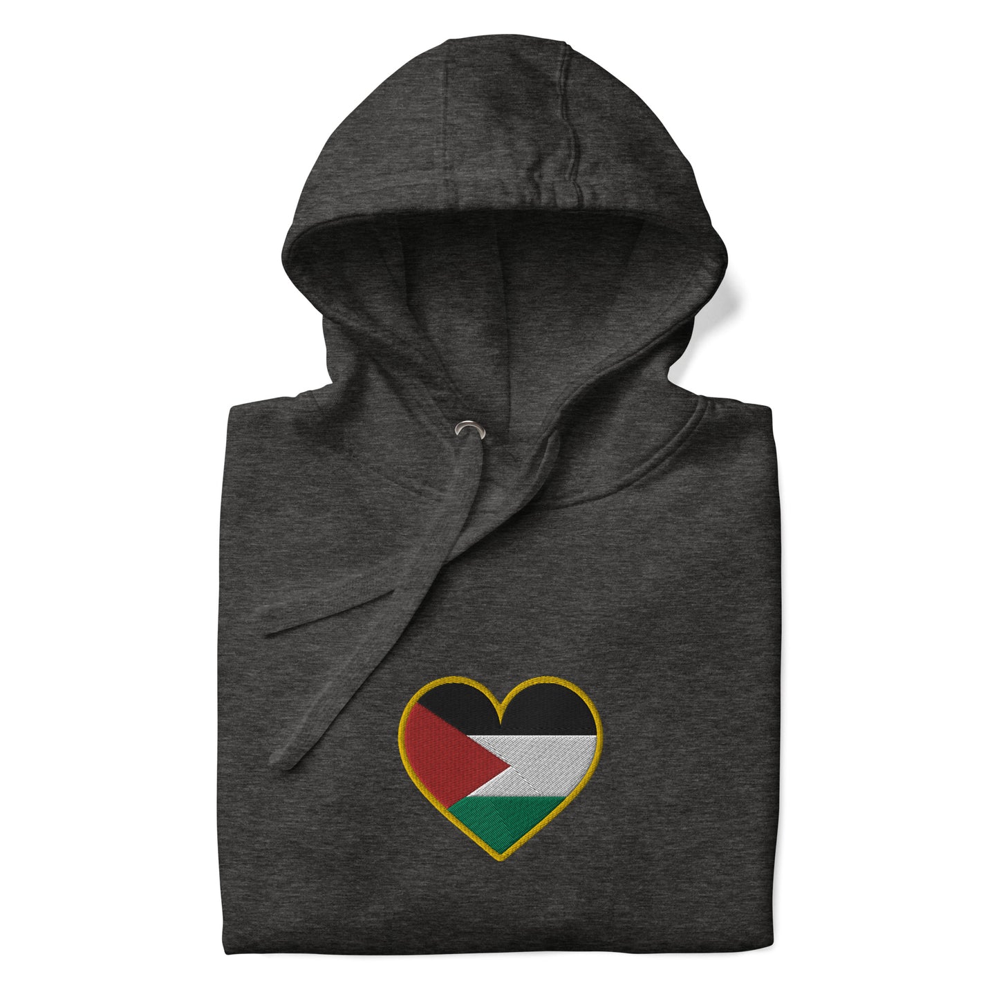 Love Palestine | Premium Embroidered Hoodie