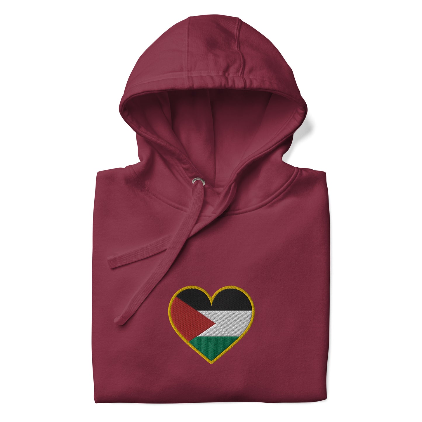 Love Palestine | Premium Embroidered Hoodie