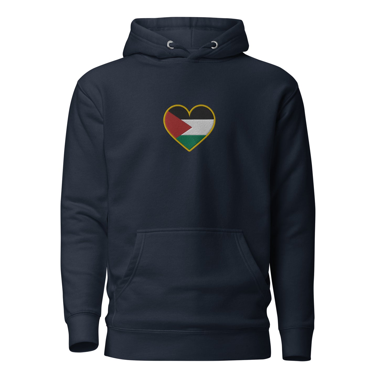 Love Palestine | Premium Embroidered Hoodie