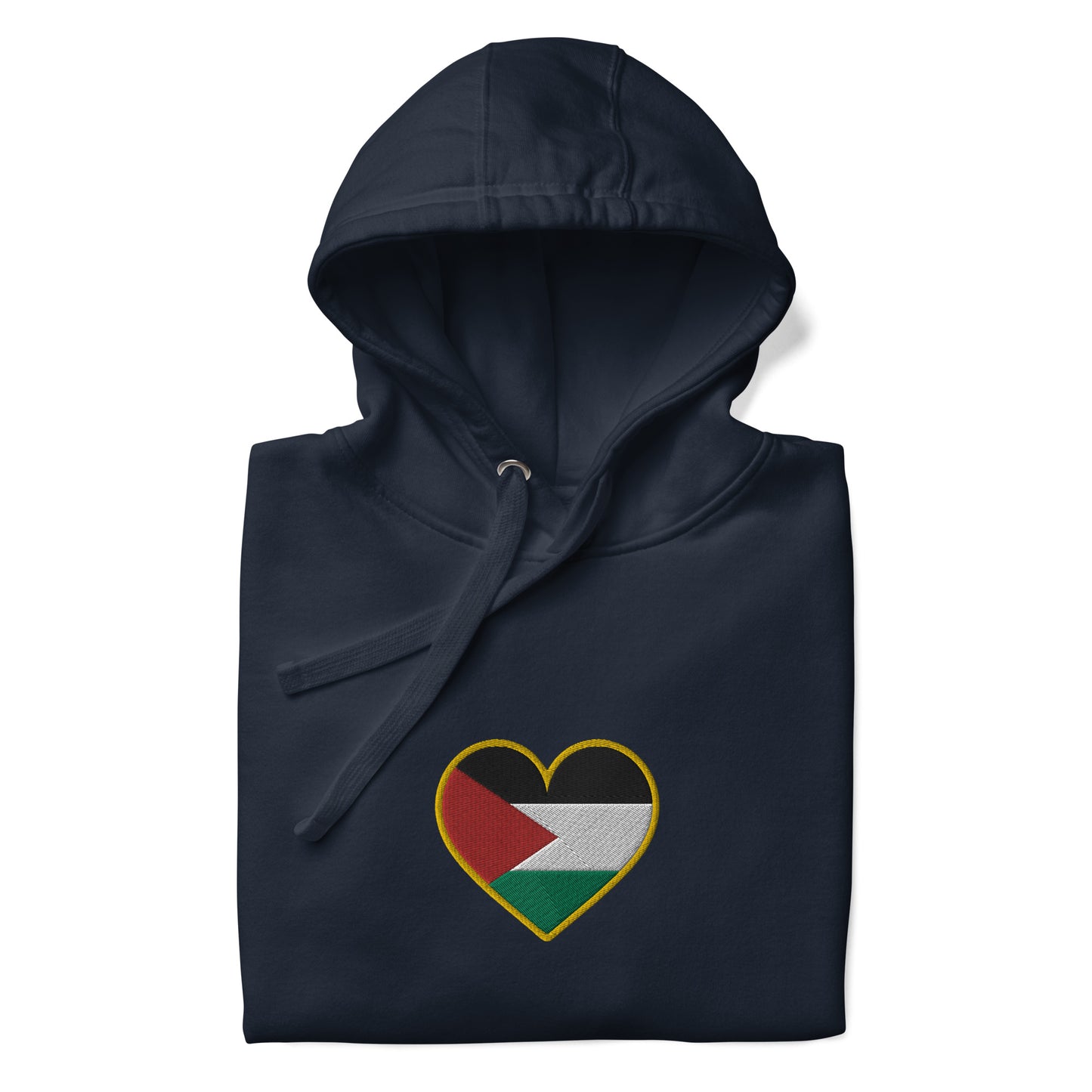 Love Palestine | Premium Embroidered Hoodie