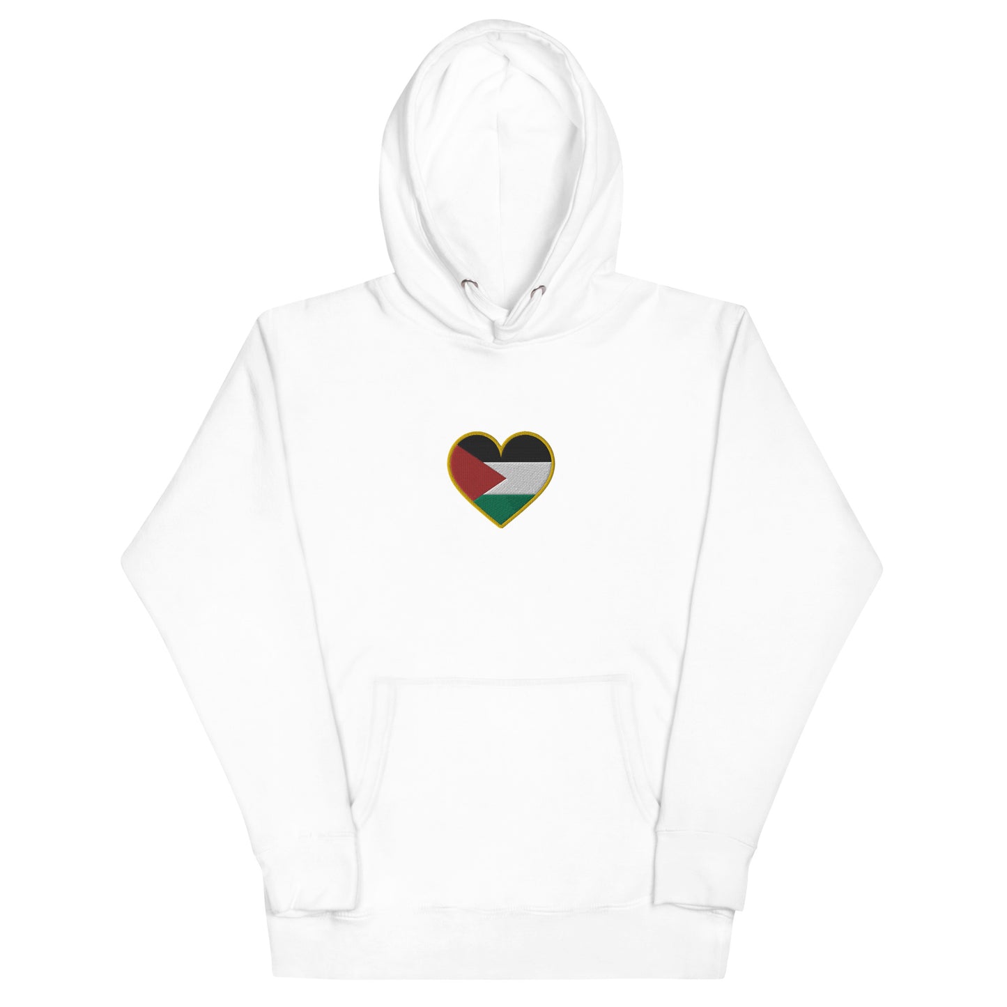 Love Palestine | Premium Embroidered Hoodie