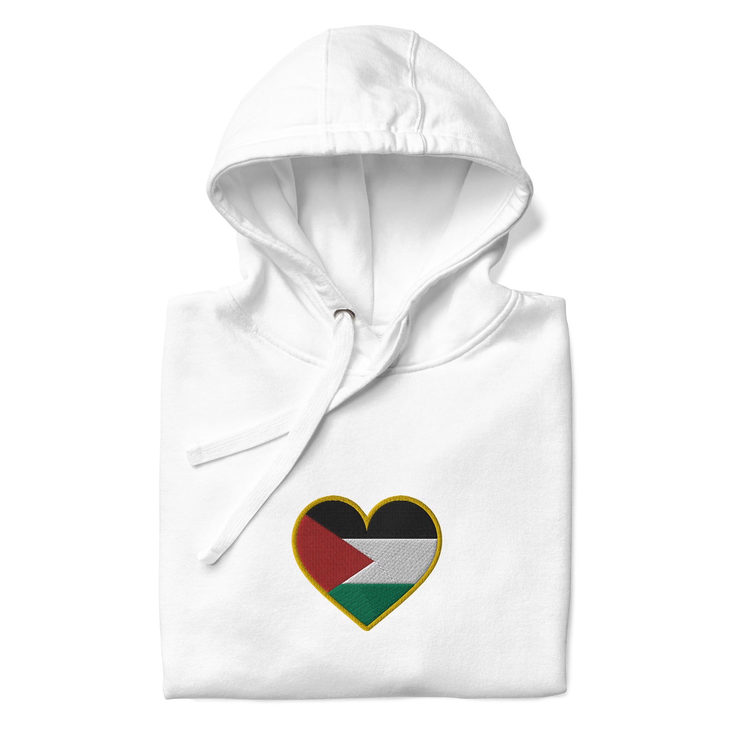 Love Palestine | Premium Embroidered Hoodie
