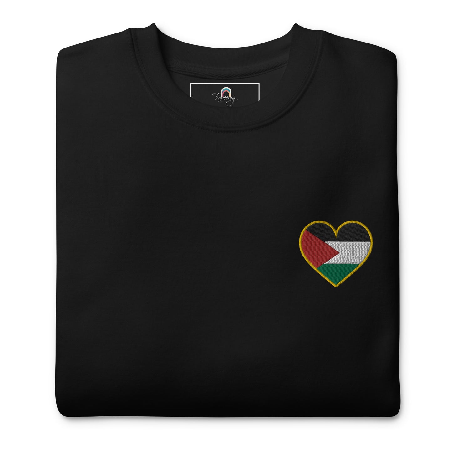 Love Palestine | Premium Embroidered Sweatshirt