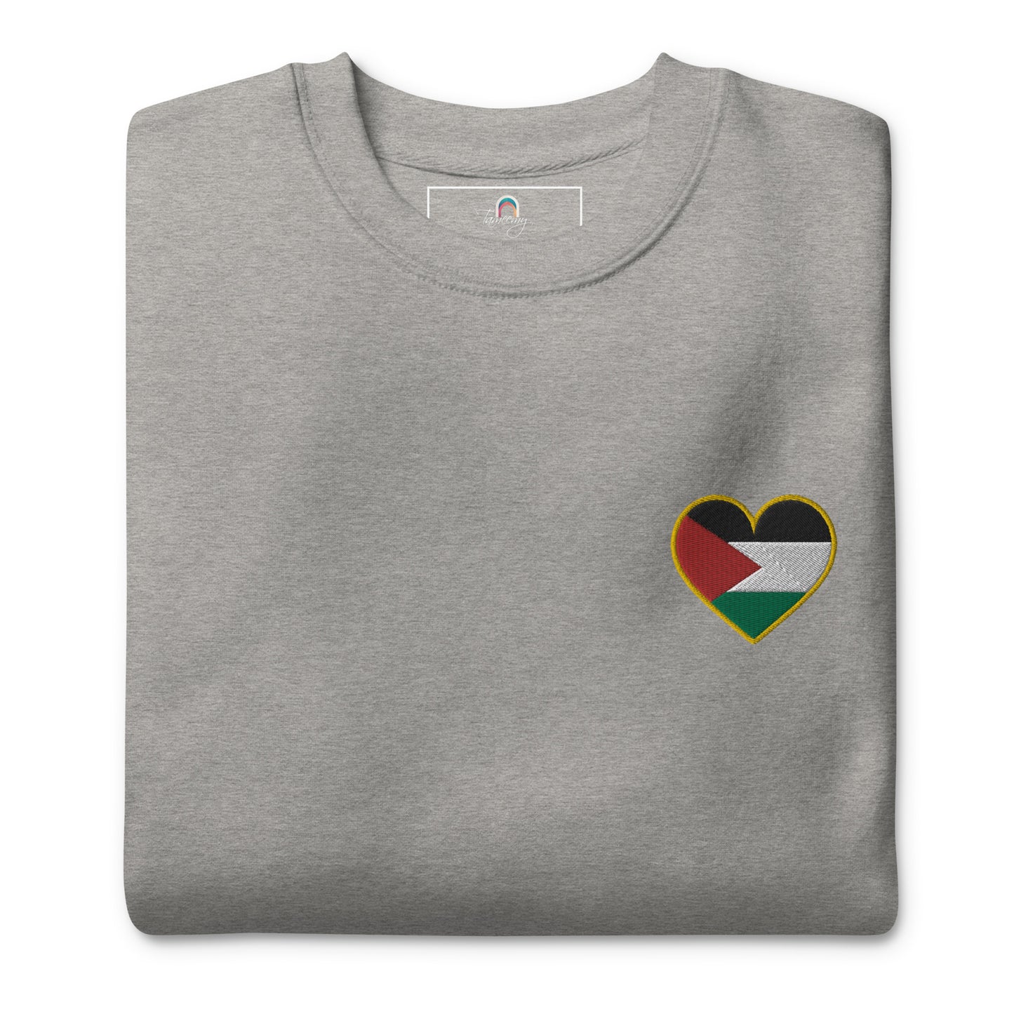 Love Palestine | Premium Embroidered Sweatshirt