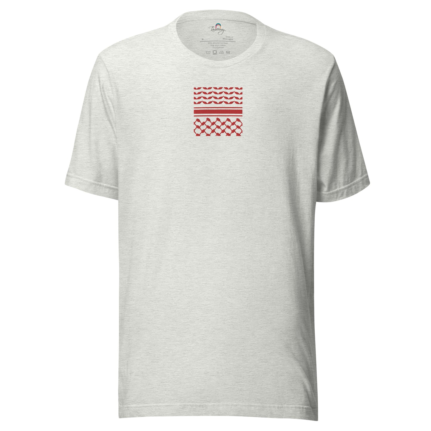 Kufiyah Red | Embroidered T-Shirt