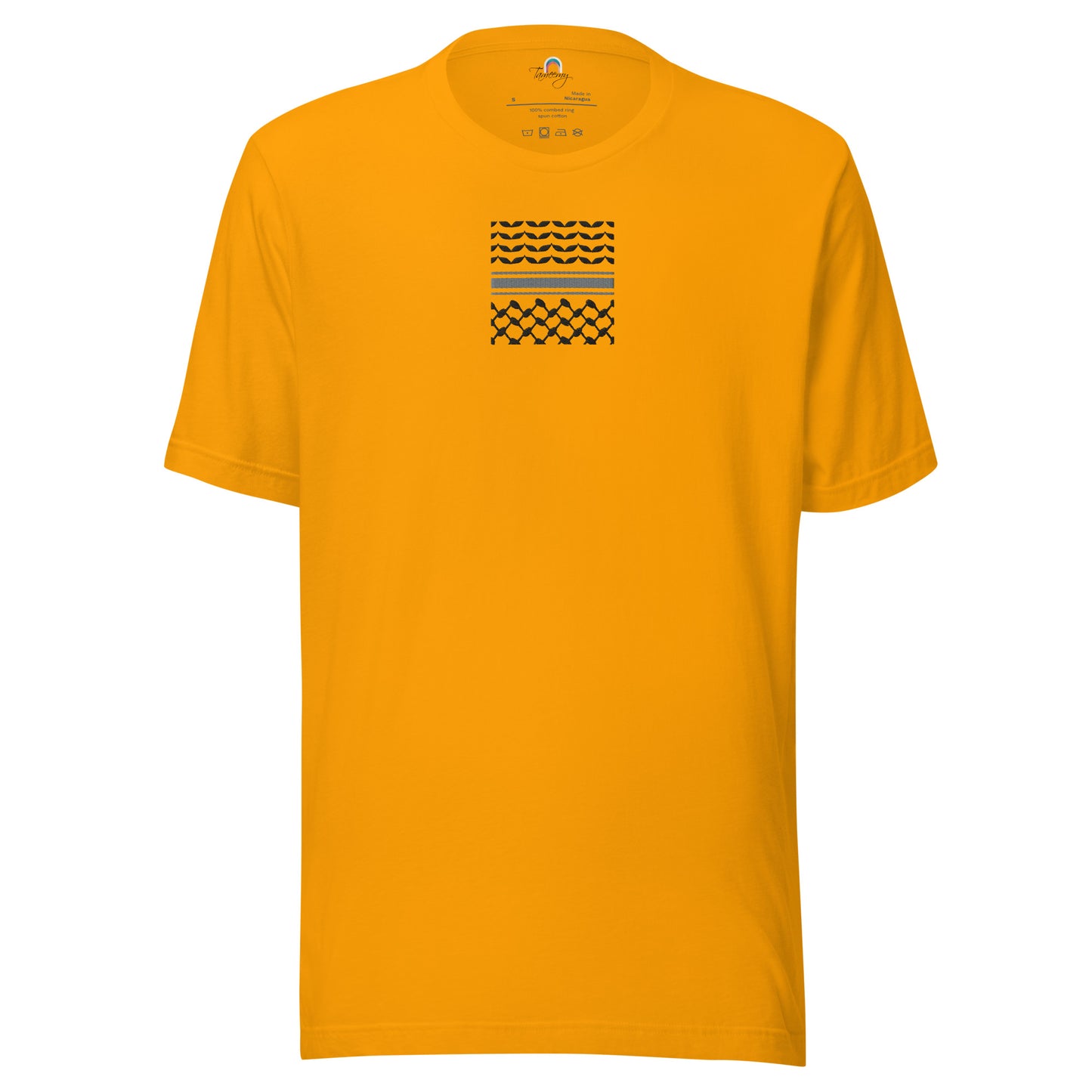 Kufiyah Black | Embroidered T-Shirt
