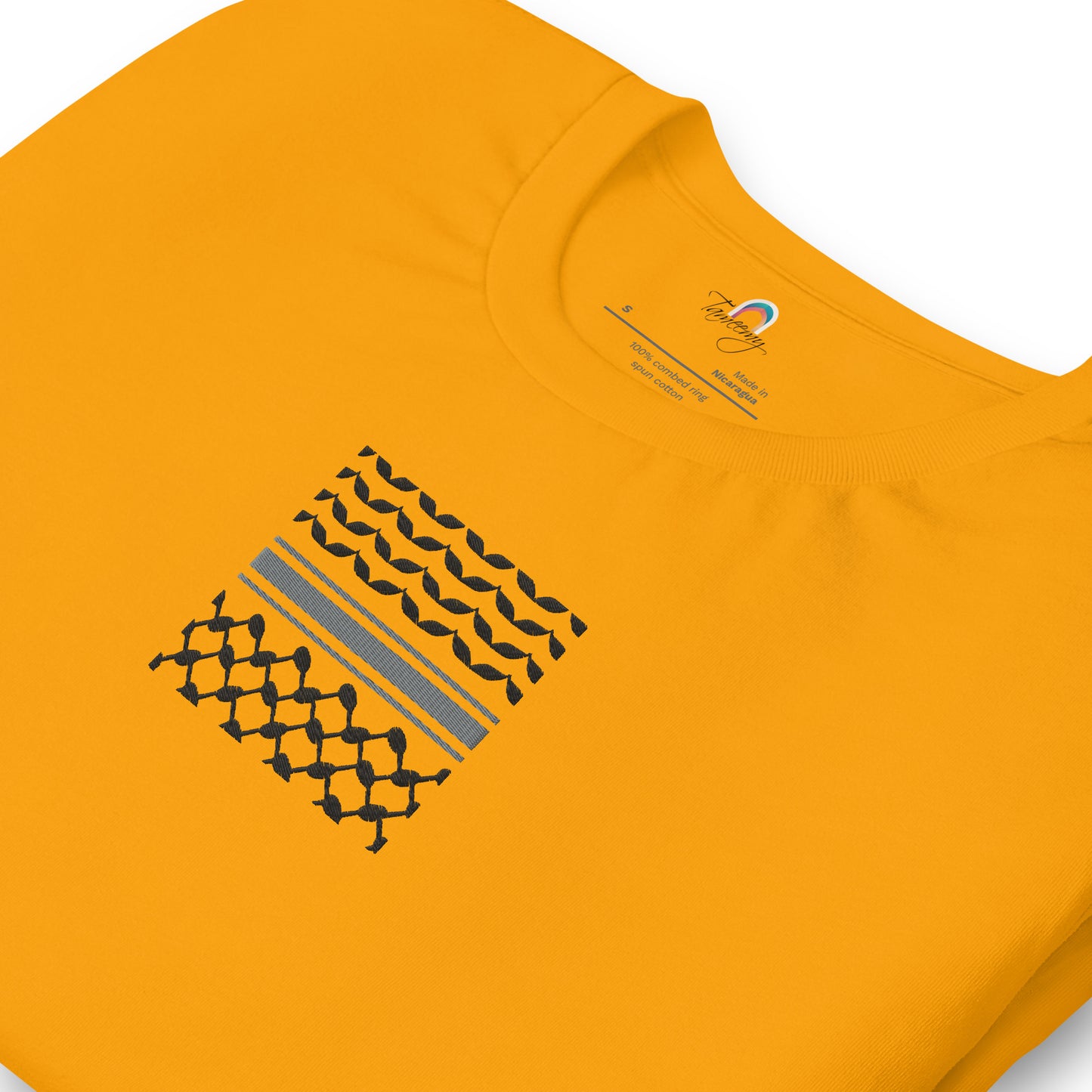 Kufiyah Black | Embroidered T-Shirt