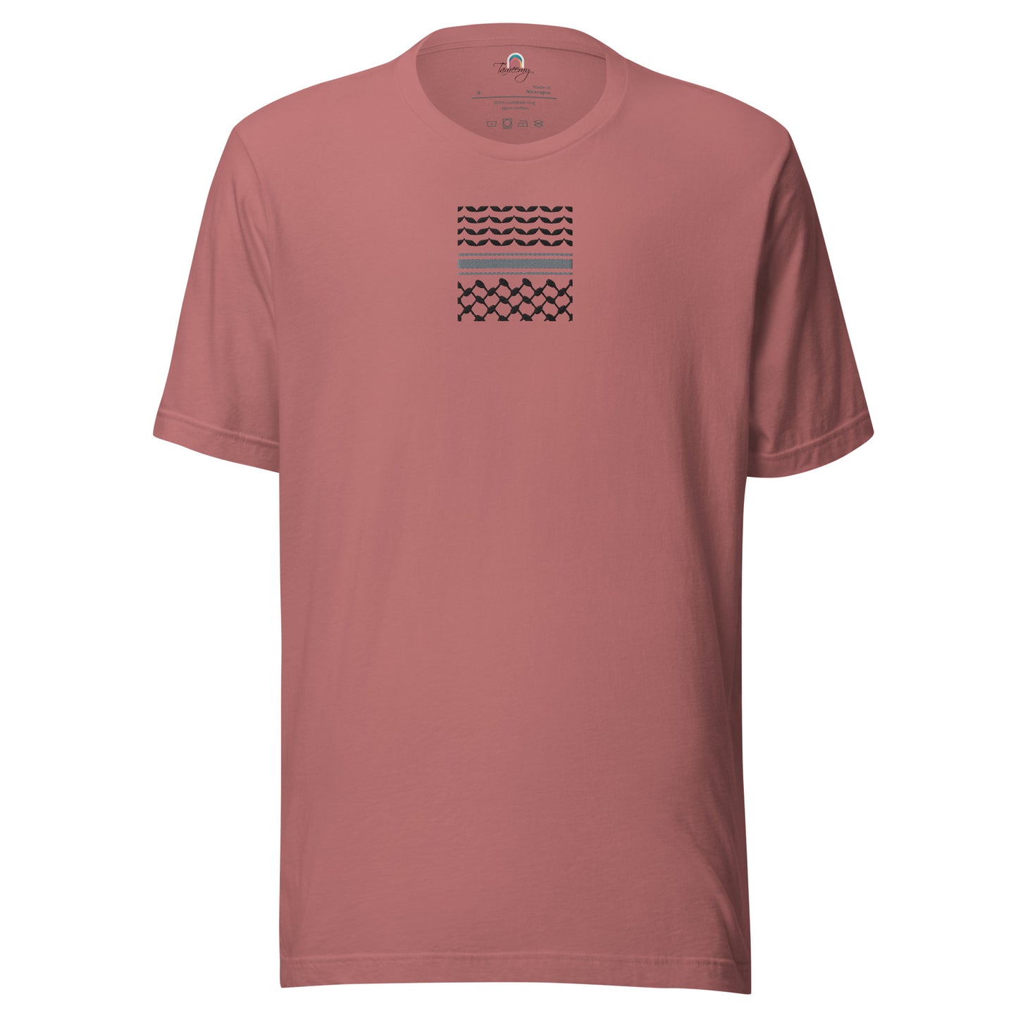 Kufiyah Black | Embroidered T-Shirt