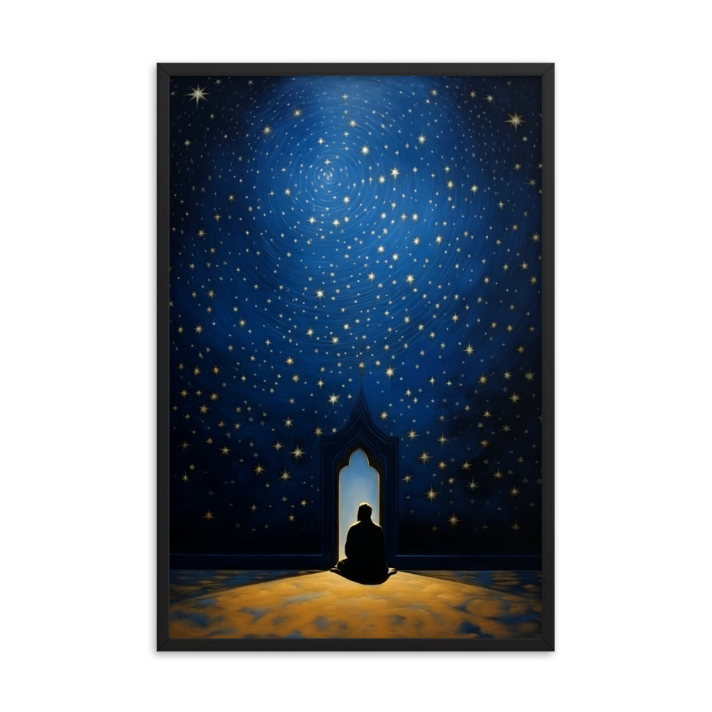 Starry Canopy | Matte Paper Wooden Framed Print