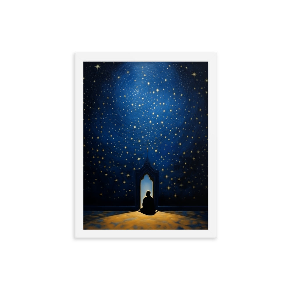 Starry Canopy | Matte Paper Wooden Framed Print