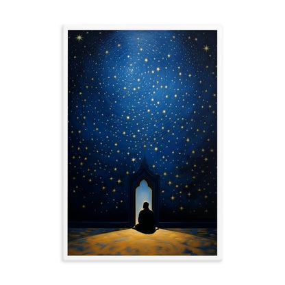 Starry Canopy | Matte Paper Wooden Framed Print