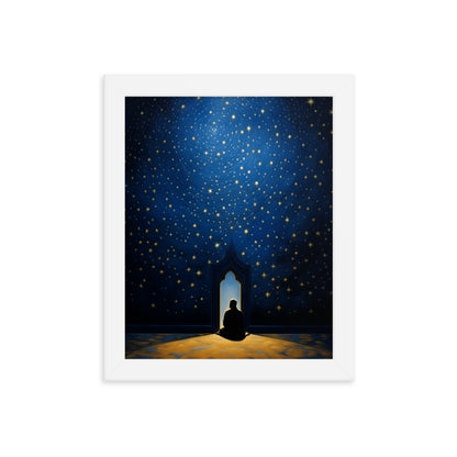 Starry Canopy | Matte Paper Wooden Framed Print