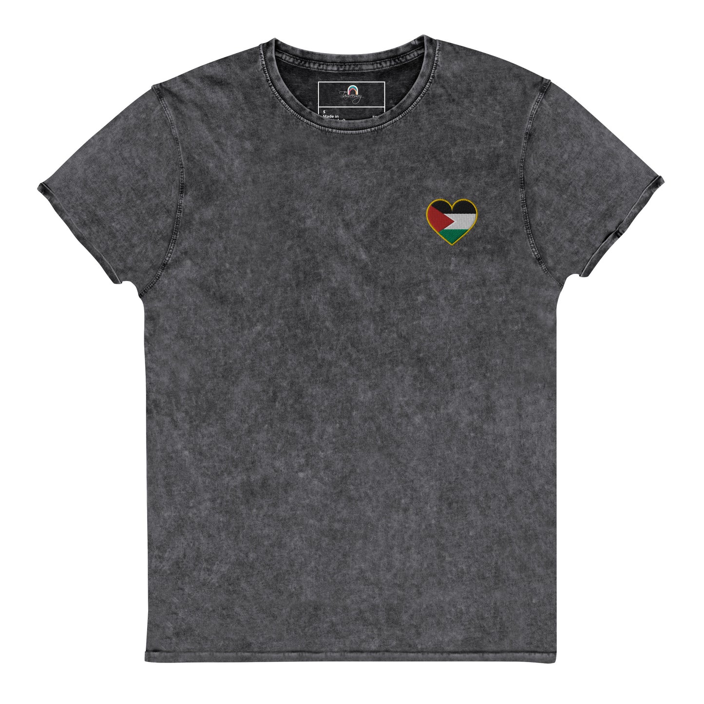 Love Palestine | Denim T-Shirt