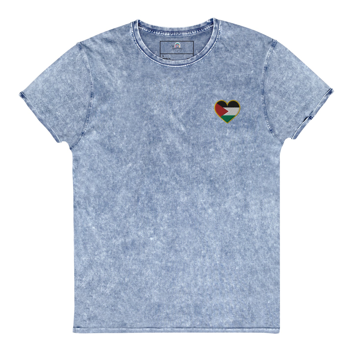 Love Palestine | Denim T-Shirt