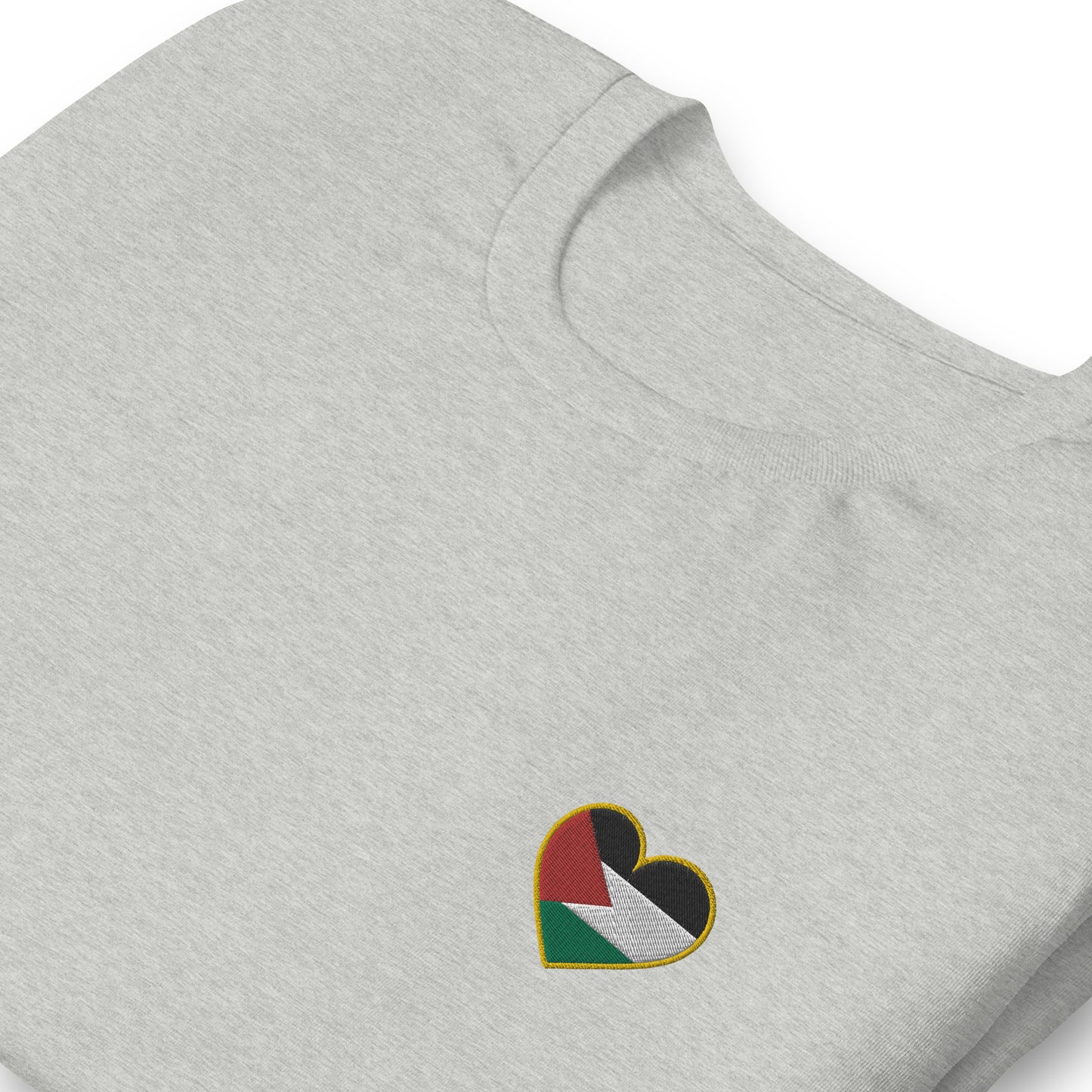 Love Palestine | Premium Embroidered T-Shirt