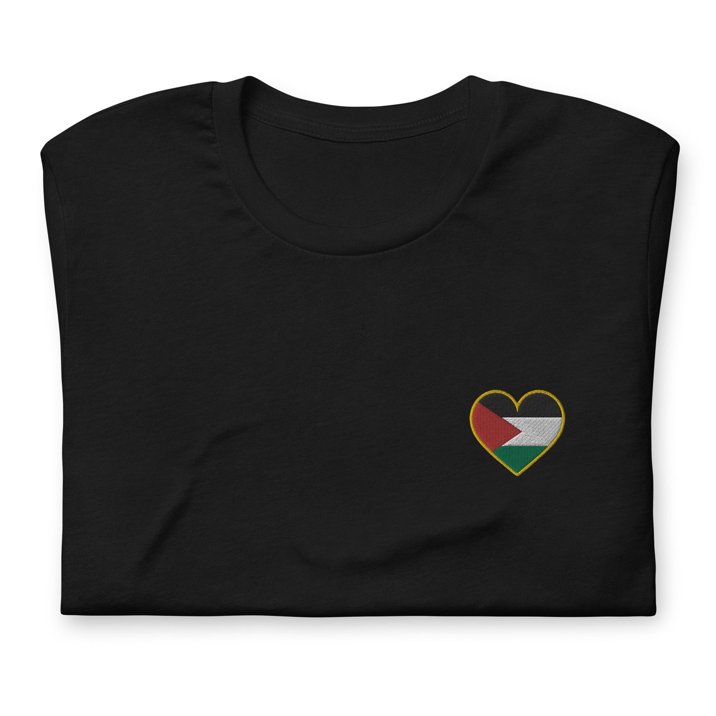 Love Palestine | Premium Embroidered T-Shirt