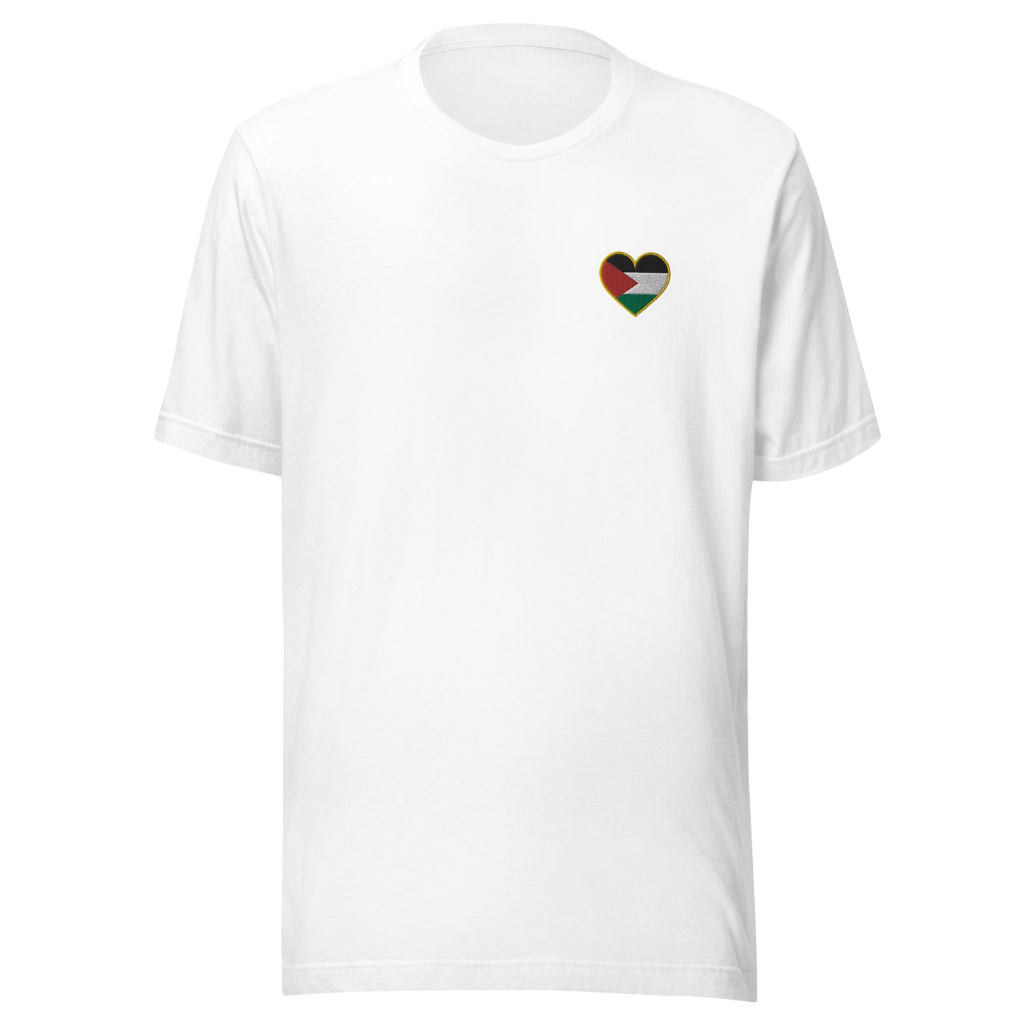 Love Palestine | Premium Embroidered T-Shirt